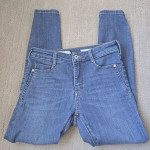 Anthropologie Pilcro High Rise Denim Legging Jeans 27 Comfortable Stretch Clean